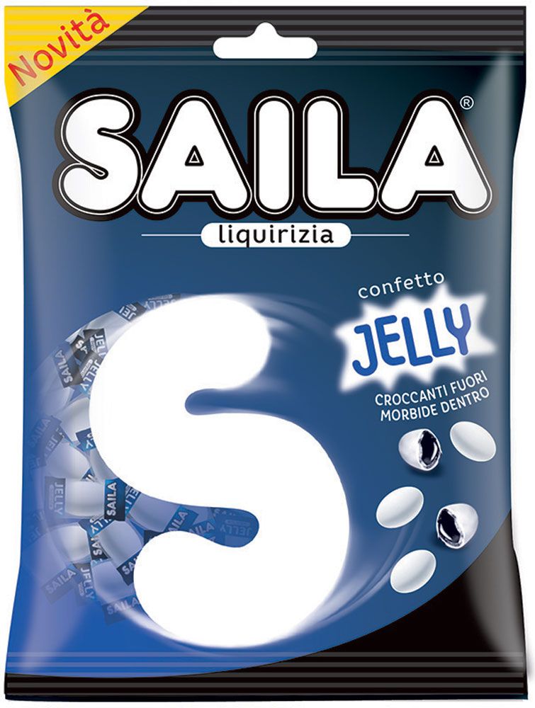 Saila Jelly la caramella alla liquirizia croccante fuori e morbida dentro