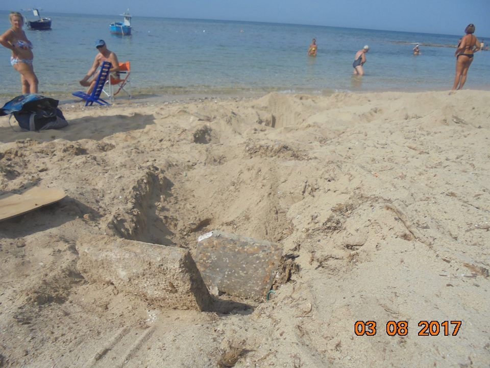 Torre Ovo - Incredibile ritrovamento a pochi metri dalla battigia (Foto)