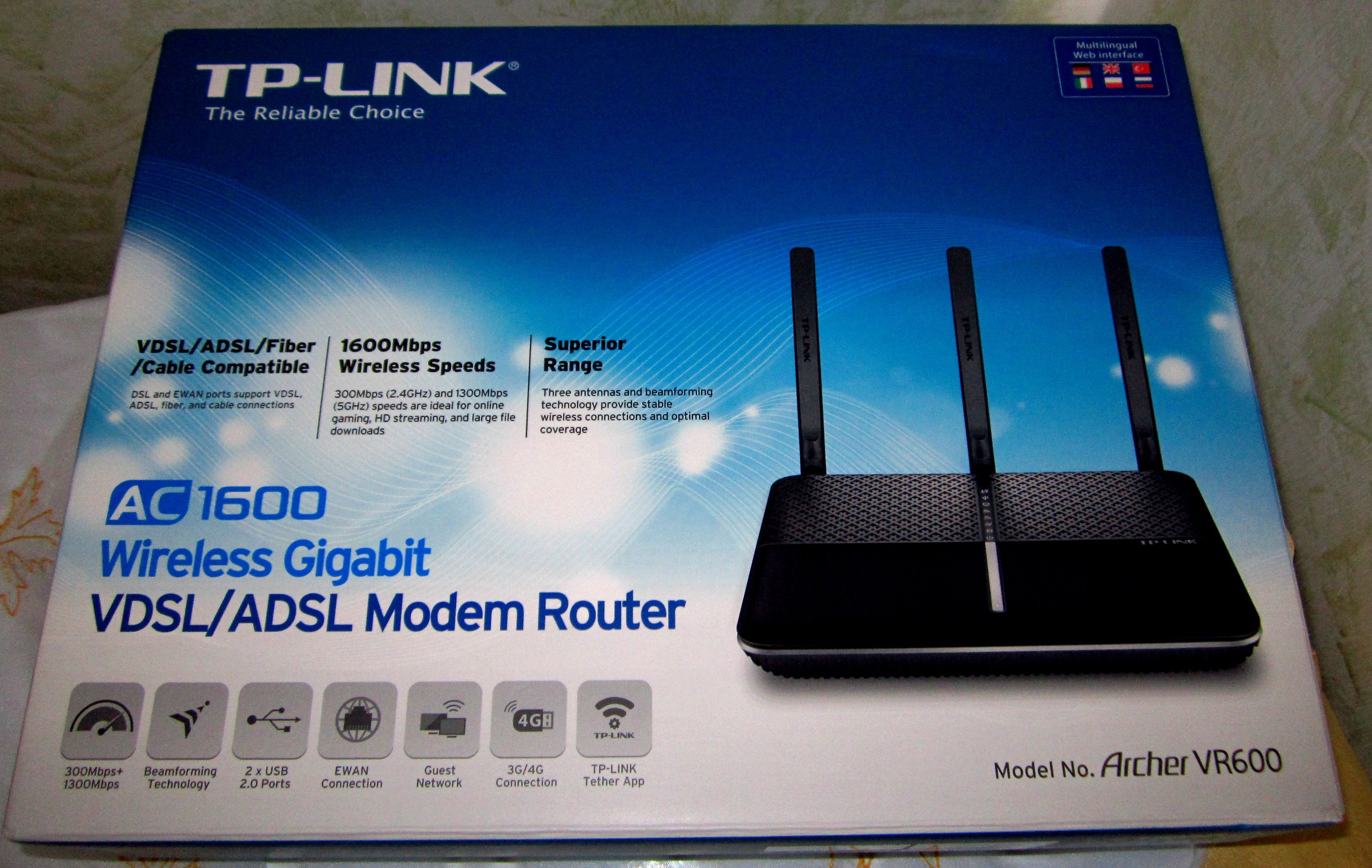 Quale modem router scegliere e perchè? Il TPLink Archer VR600 è stata