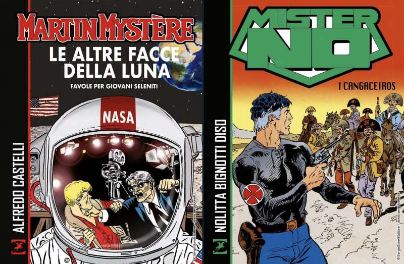 Martin Mystère l’omaggio ai 50 anni dello sbarco sulla Luna e una nuova avventura di Mister No