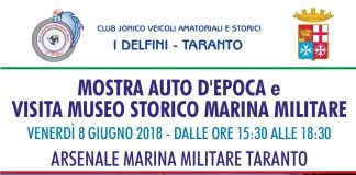 Taranto - "Mostra auto d'epoca e visita museo storico in Arsenale M.M."