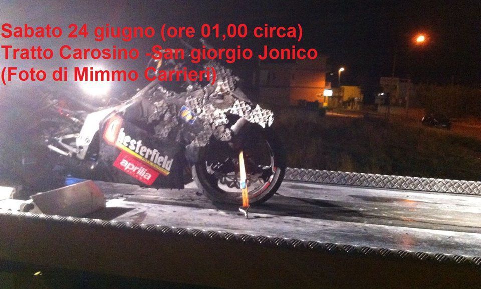 San Giorgio Jonico - 18enne muore carbonizzato