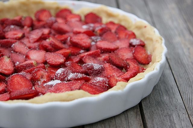 La crostata di fragole...anche per vegani!