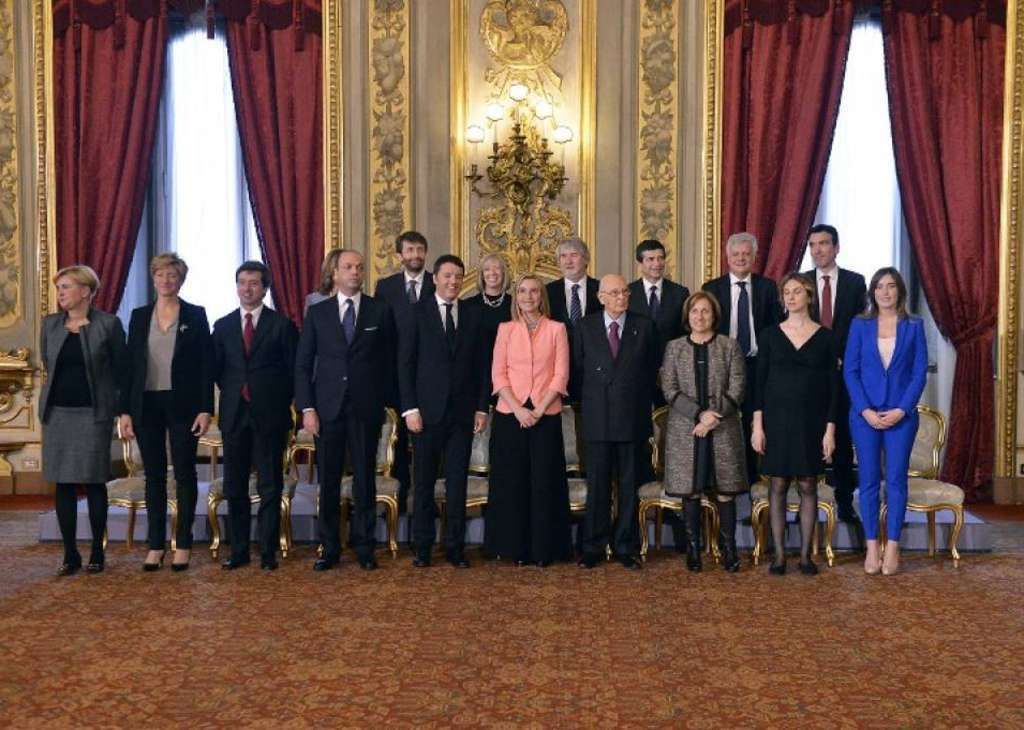 La lista del governo Renzi