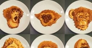 Pancake art la nuova tecnica per realizzare dei disegni sui pancake