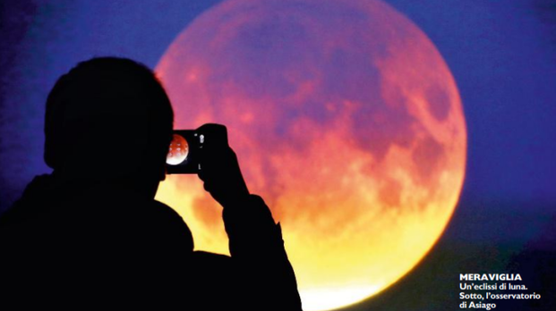 Eclissi totale di luna venerdi 27 luglio 2018; la più lunga del secolo