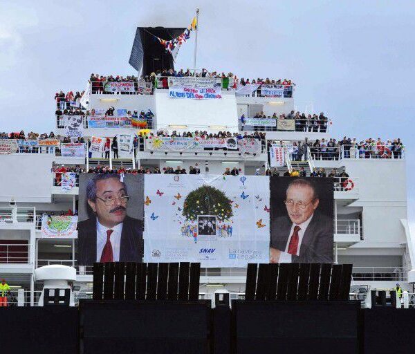 Napolitano: Per ricordare Giovanni Falcone e Paolo Borsellino la nave della legalità