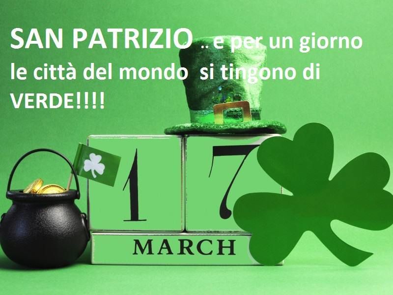 San Patrizio..la festa irlandese..dove tutto è rigorosamente verde  !!!!