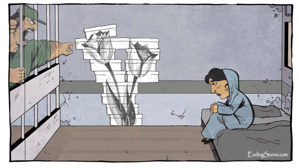 celebre vignettista arrestato per aver pubblicato una vignetta di solidarietà con Parigi dopo gli attentati