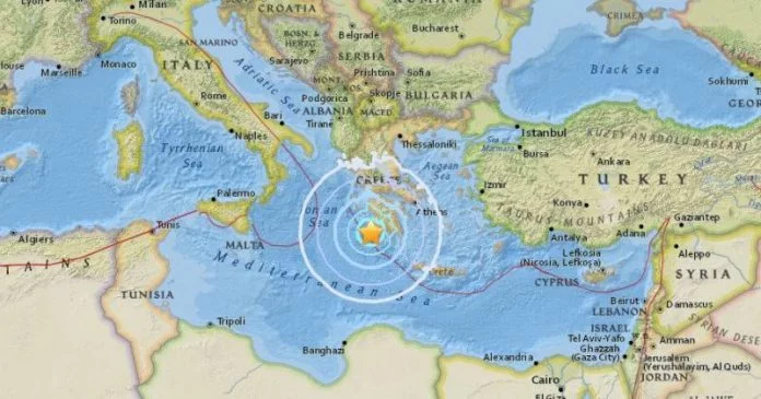 Grecia: terremoto di magnitudo 6.8
