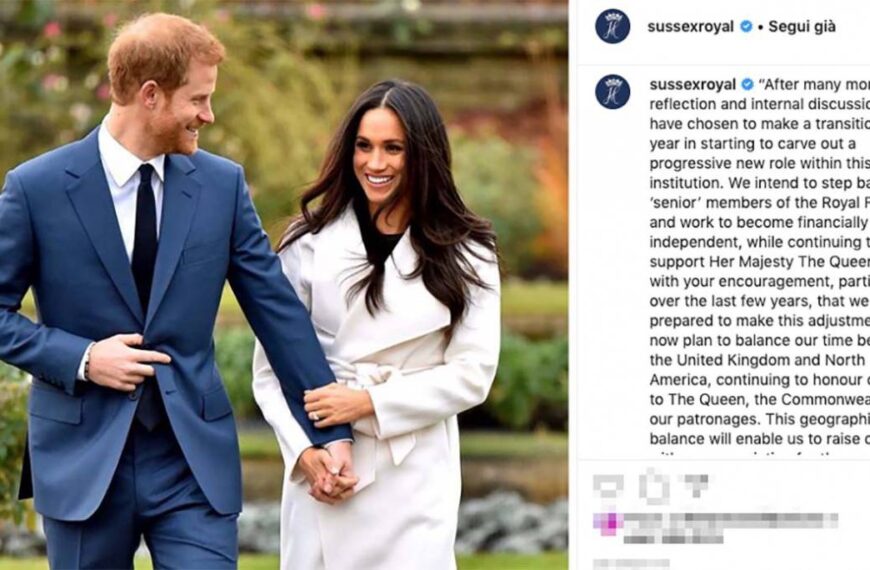 Michelle Obama su Harry e Meghan: “Prego per loro”