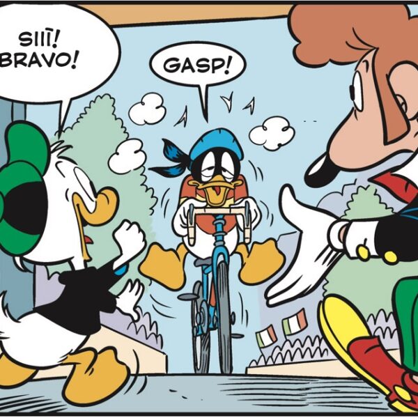 Il Giro d’Italia è su Topolino!