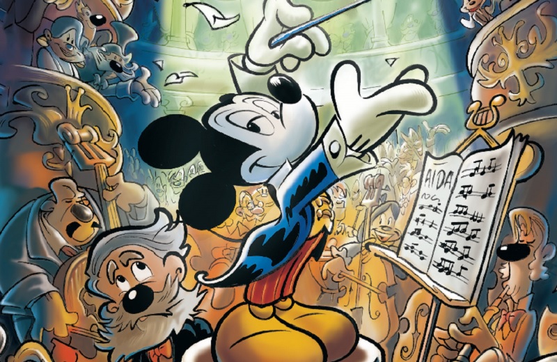 La musica lirica raccontata da Topolino