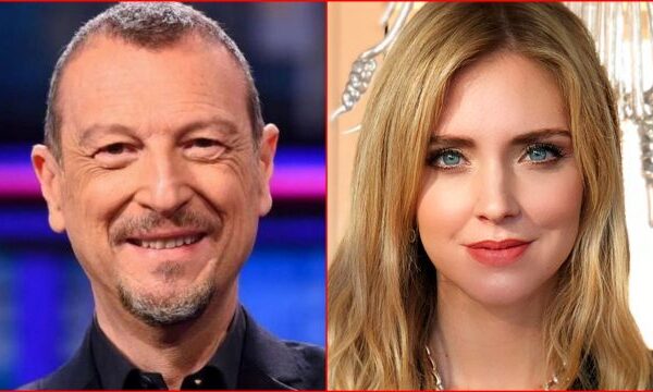 Chiara Ferragni sul palco dell’Ariston per Sanremo 2023.&hellip;