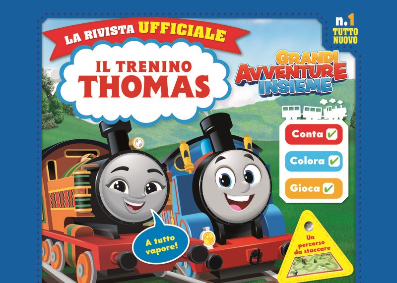 “Il Trenino Thomas – La rivista ufficiale”, arriva oggi in edicola