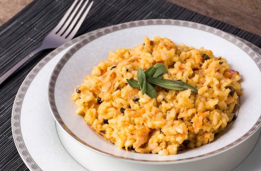 Risotto con zucchine e salmone nel Bimby: preparalo per Capodanno