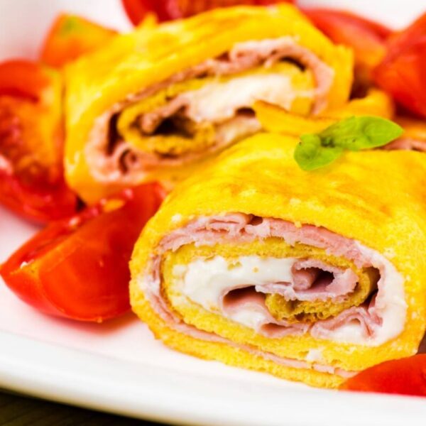Rotolo frittata friggitrice ad aria