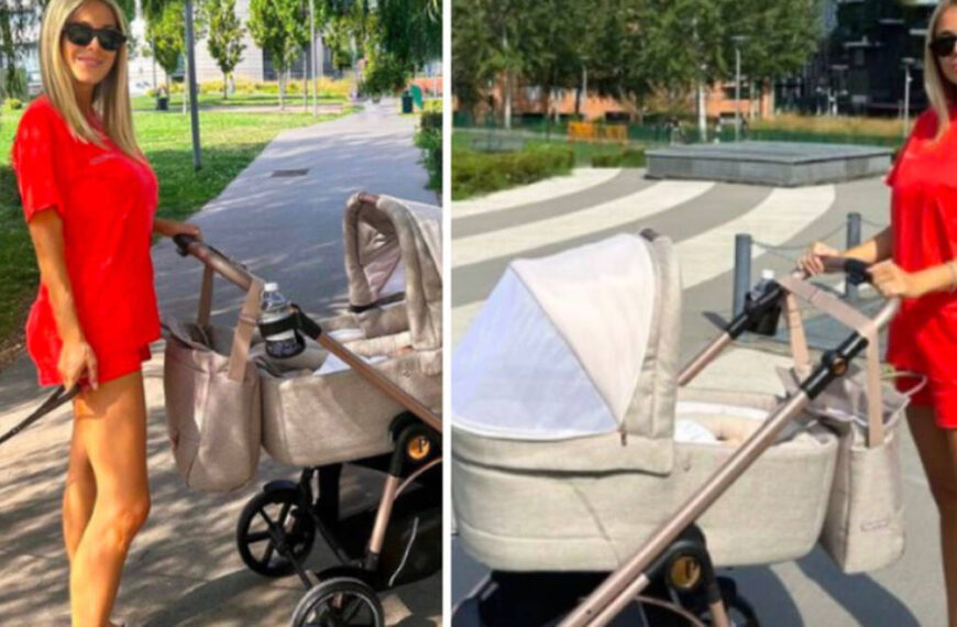 Diletta Leotta neo mamma: prima passeggiata in tre