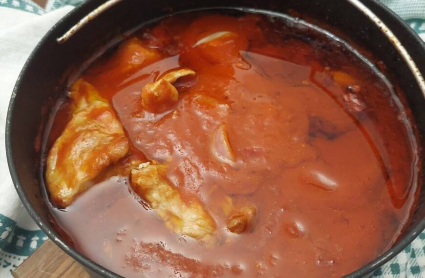 Spezzatino al sugo in friggitrice ad aria