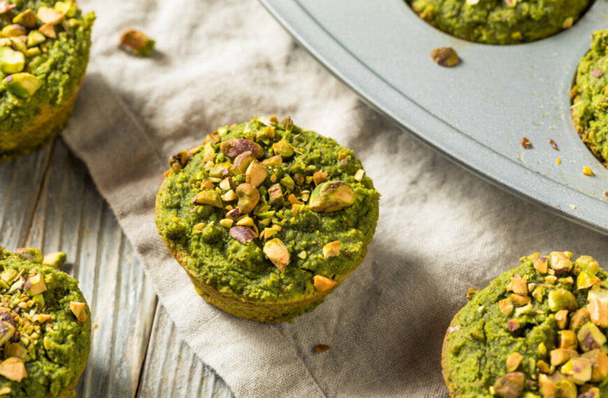 Tortino ricotta e pistacchio in friggitrice ad aria