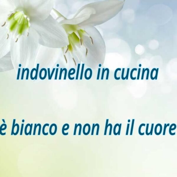 Risolvi l’indovinello in cucina: È bianco e non&hellip;