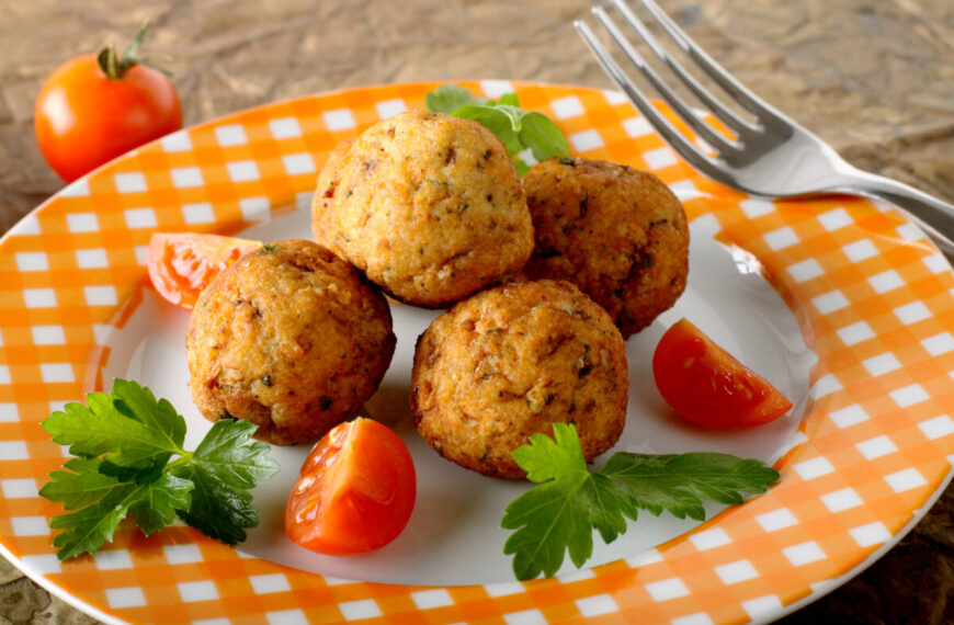 Polpette di tonno in friggitrice ad aria