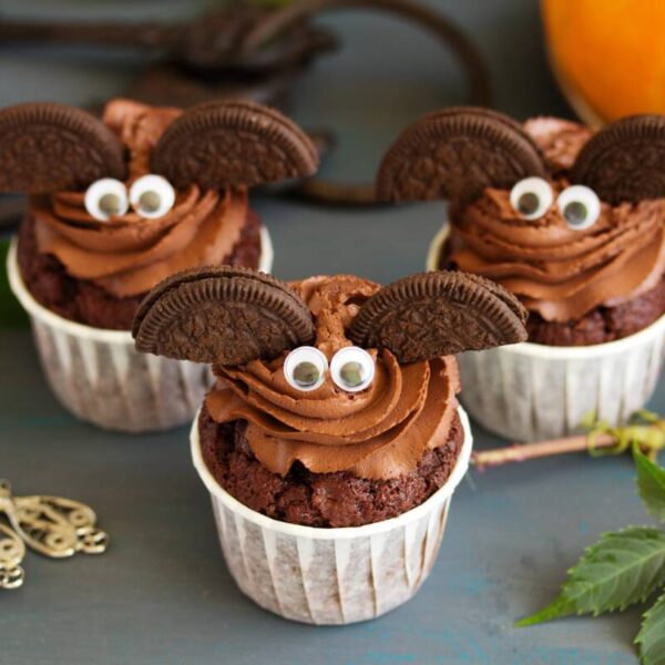muffin pipistrello in friggitrice ad aria
