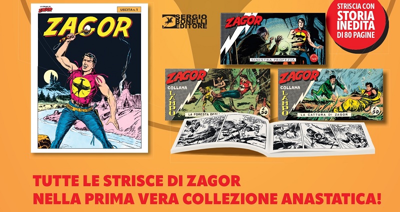 Arriva la collezione anastatica de le Strisce di Zagor