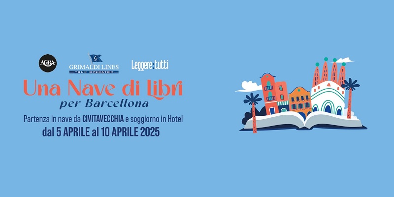 Dal 5 al 10 aprile 2025 torna “Una nave di libri per Barcellona”