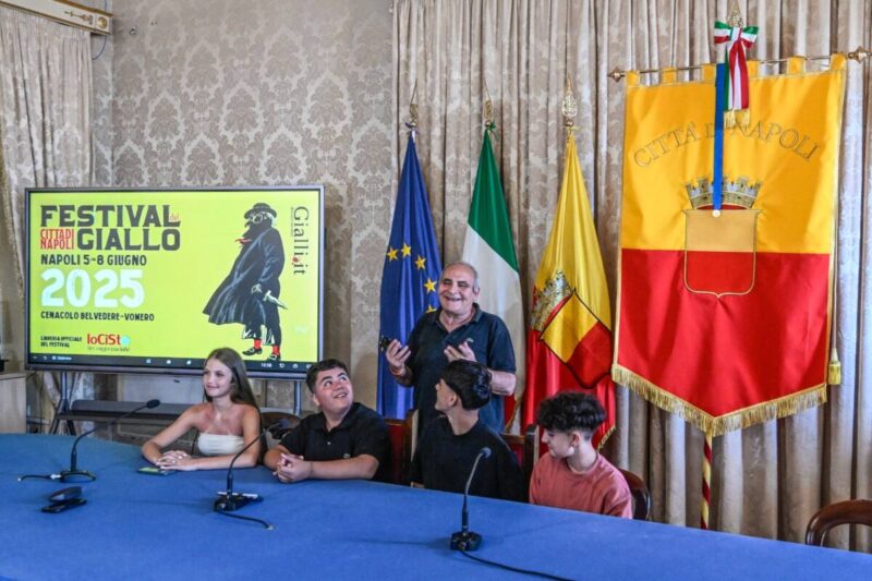 Festival dei Giallo Città di Napoli dal 5 all’8 giugno la quarta edizione a Palazzo Belvedere al Vomero
