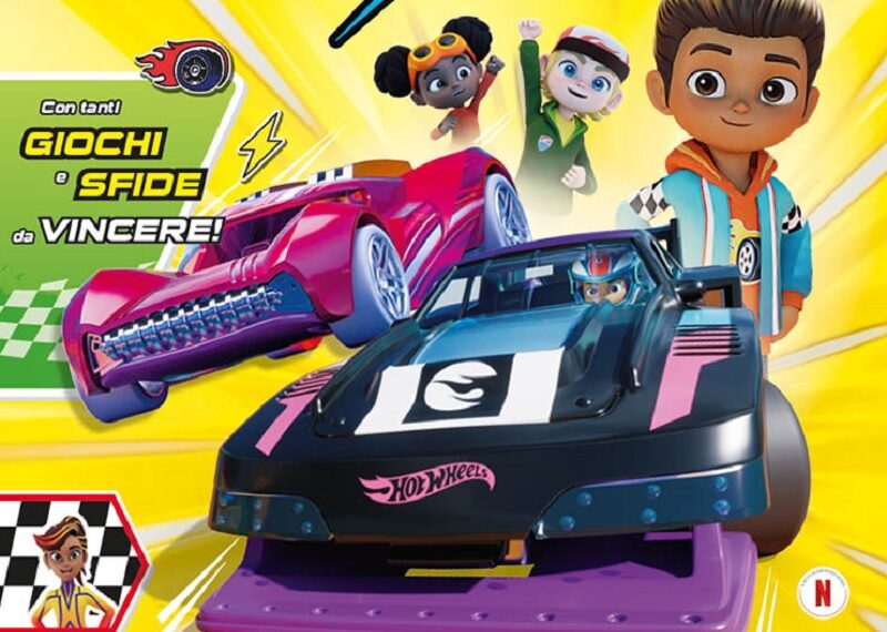 Arriva in edicola la nuova rivista per bambini “Hot Wheels – A tutto gas!”