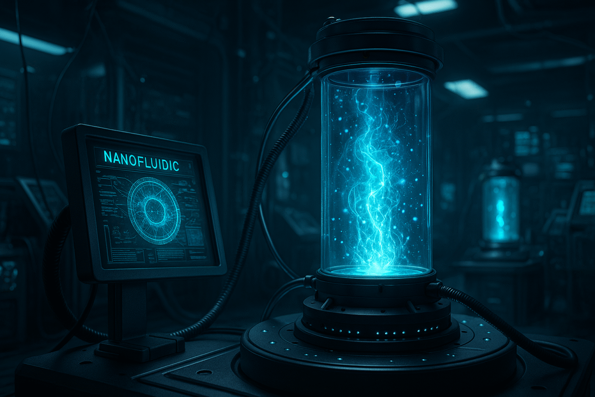 laboratorio, energia futuristica