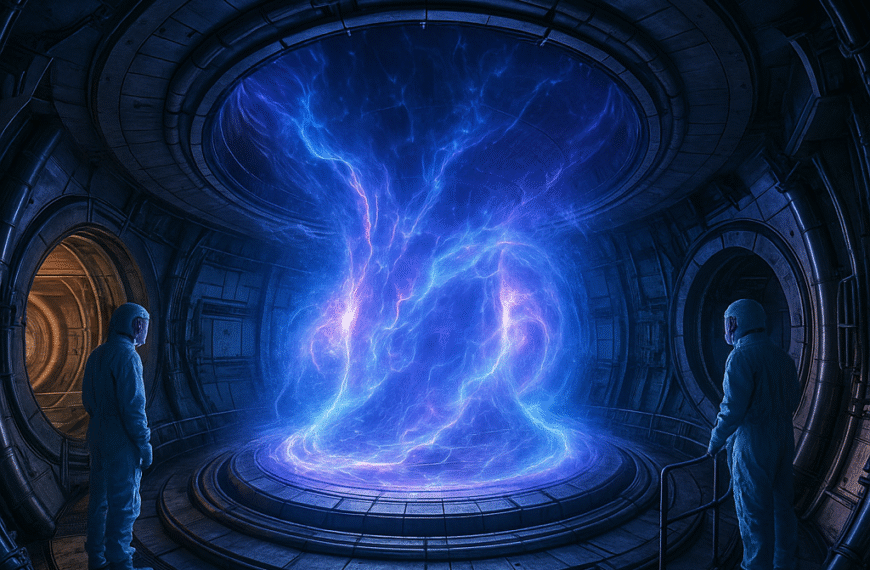 reattore a fusione futuristico