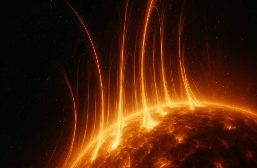 Pioggia di plasma sul Sole