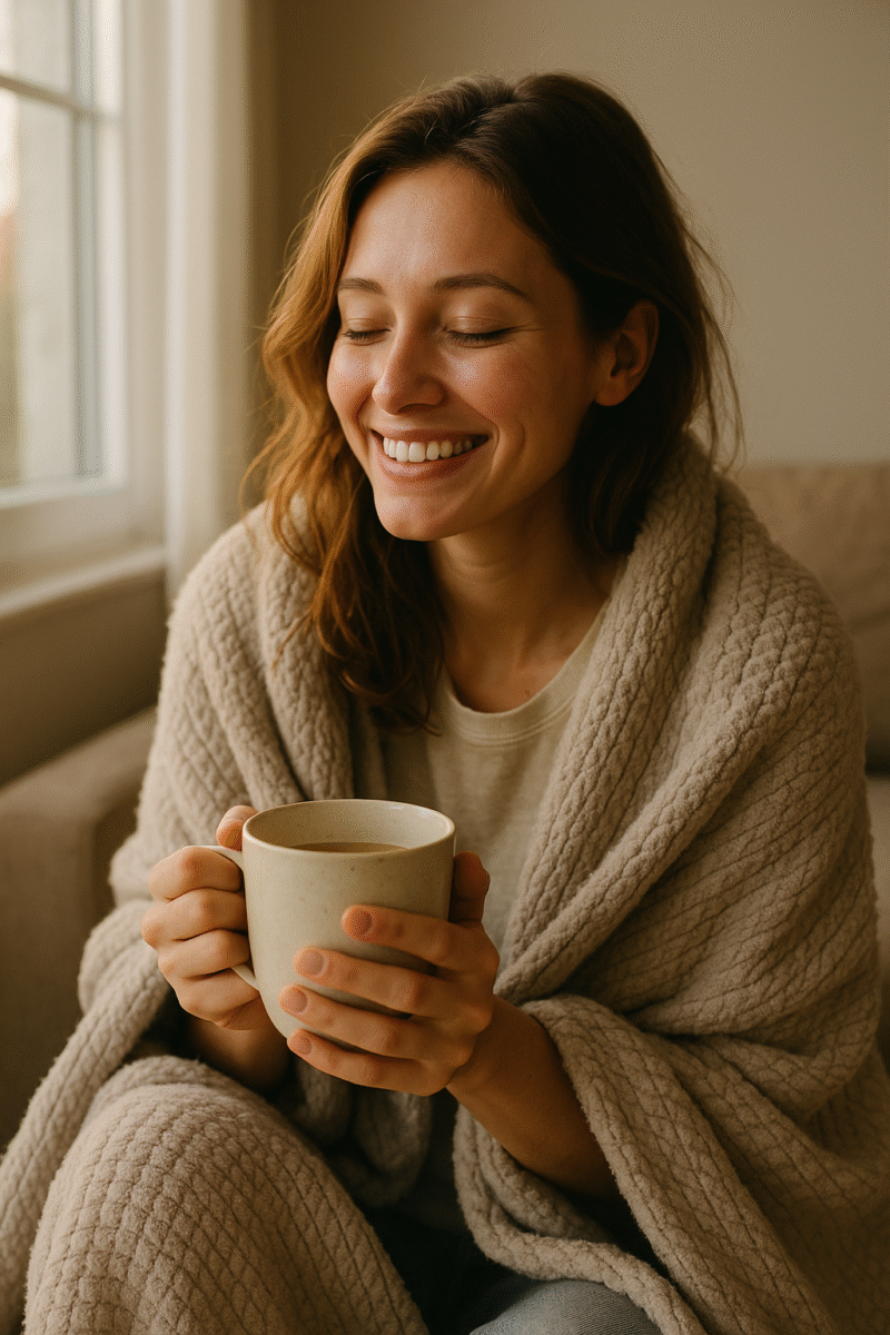 benessere, calma e cura di sé.