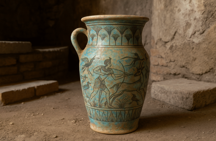 Vaso egizio a Pompei
