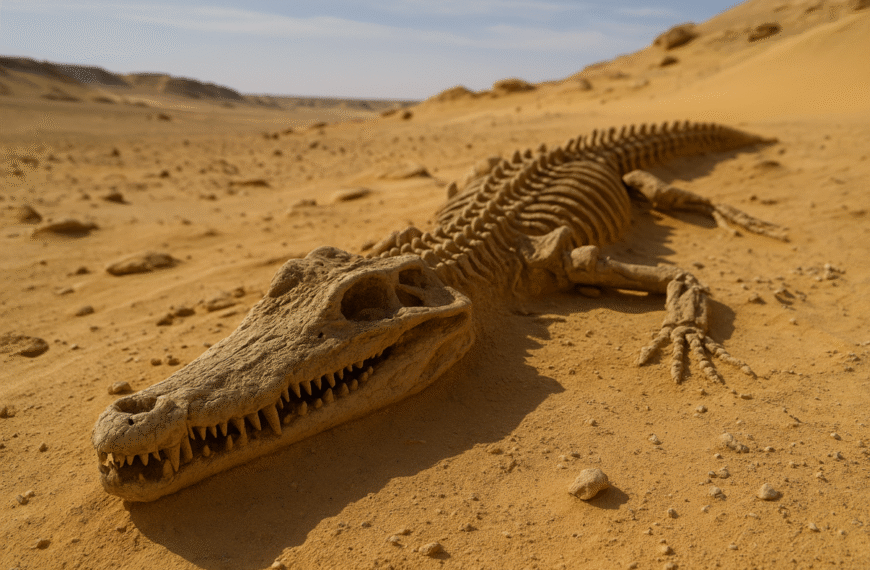Fossile coccodrillo