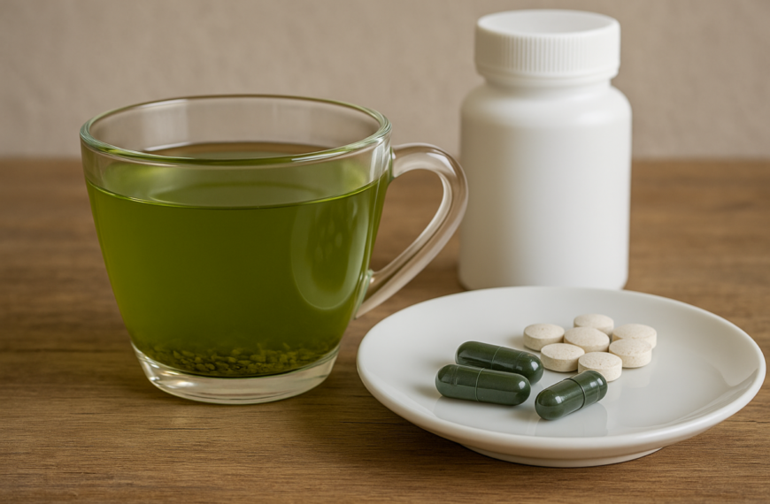 Tè verde e integratori