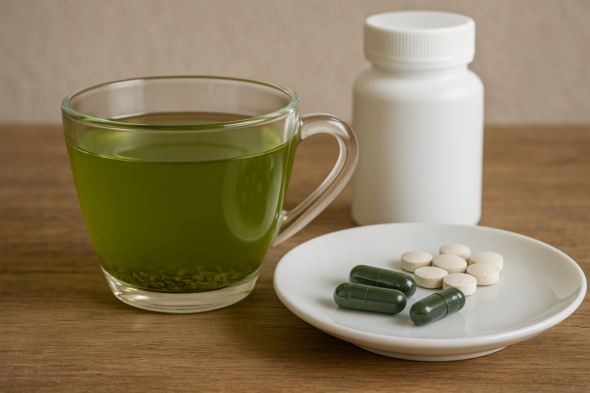 Tè verde e integratori